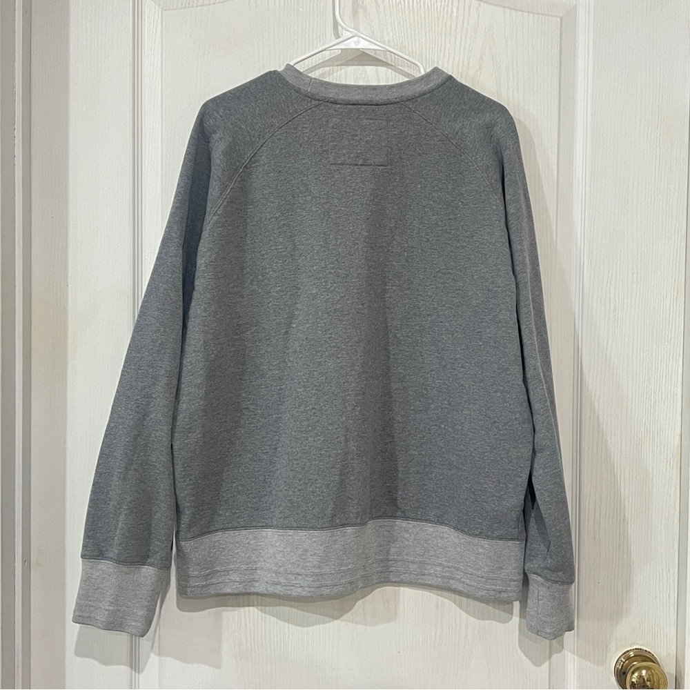 Gray Sweatshirt with Patriotic Text - Picture 6 of 6